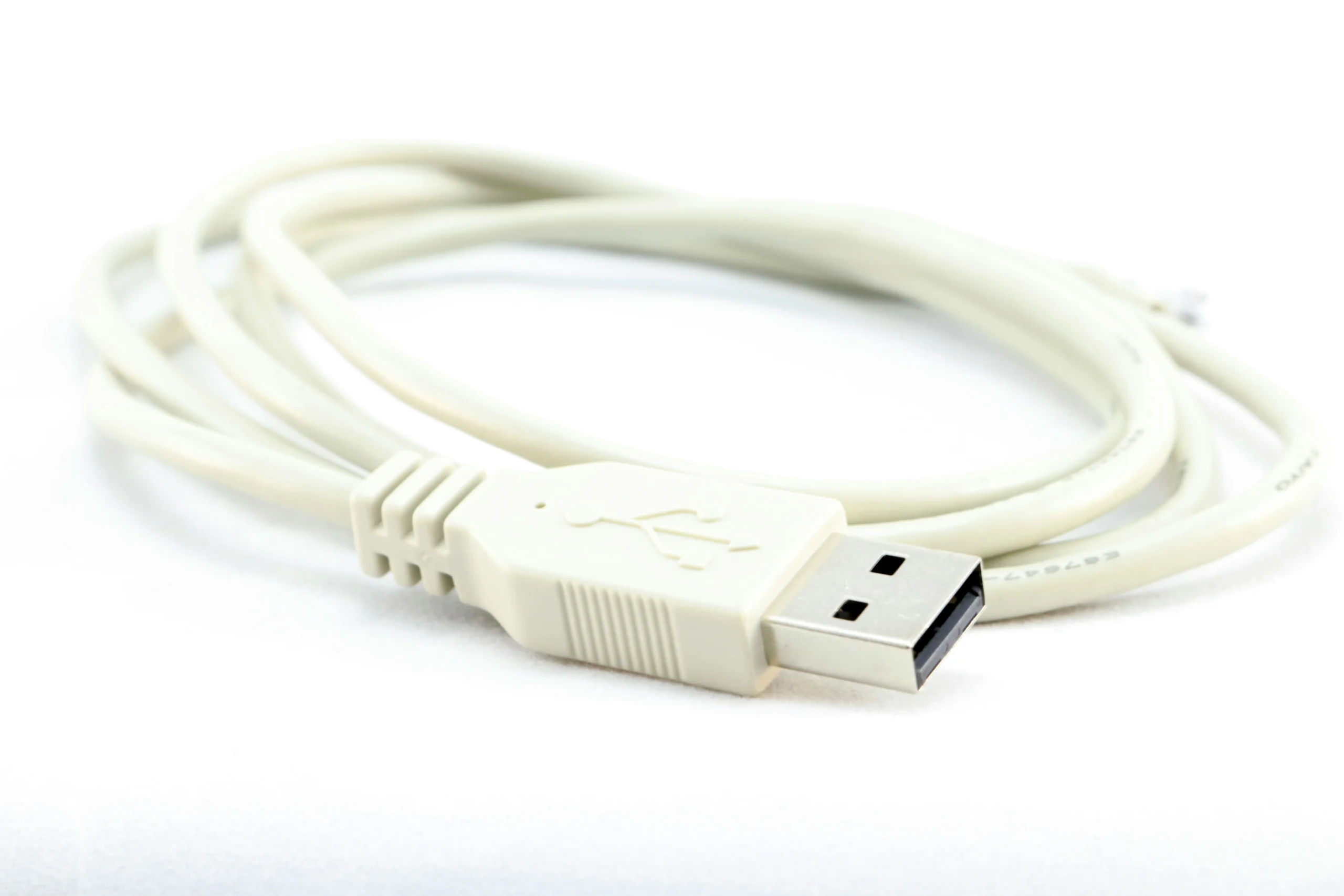 Black and white cables